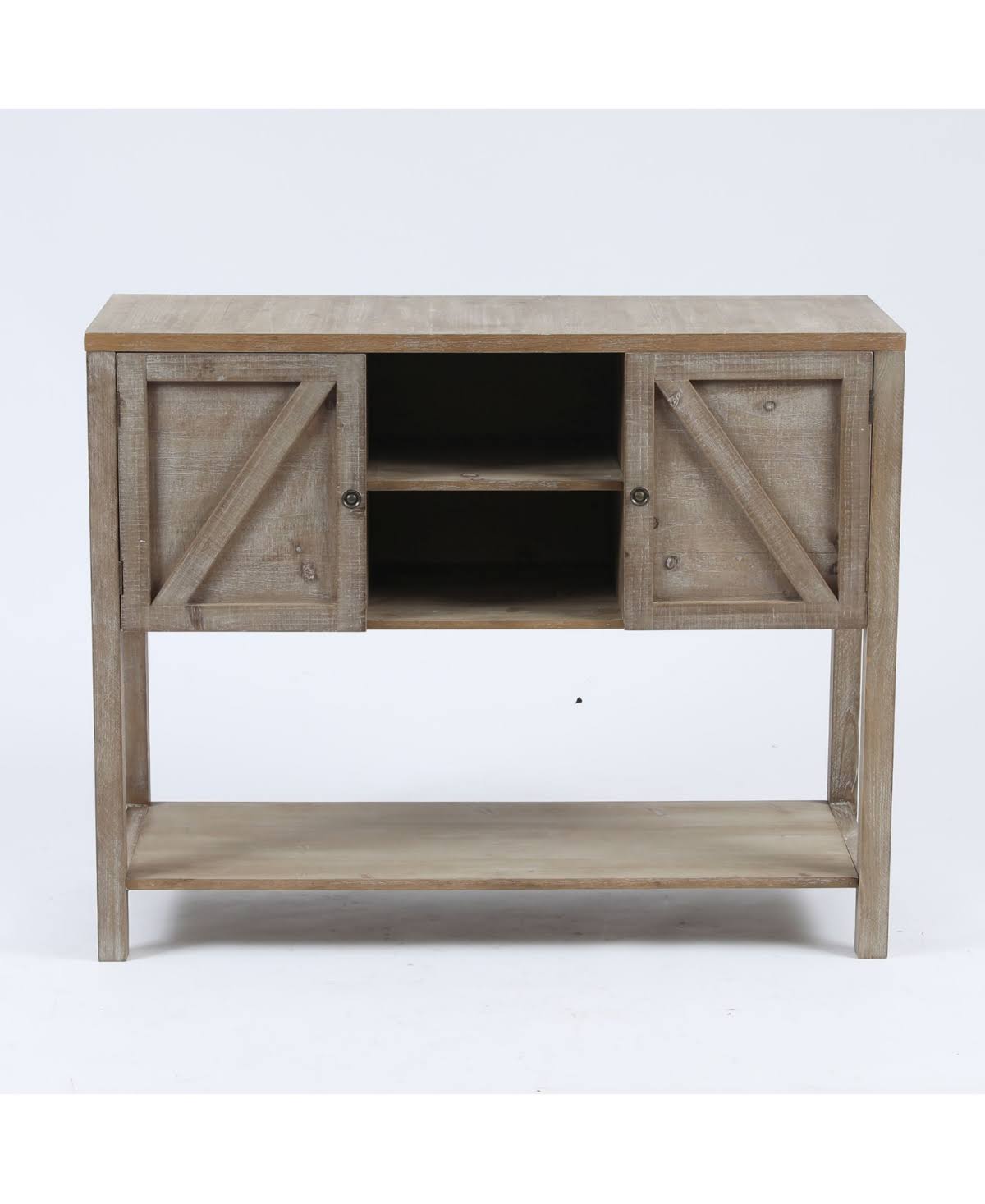 Wood Farmhouse Buffet Storage Cabinet X3587