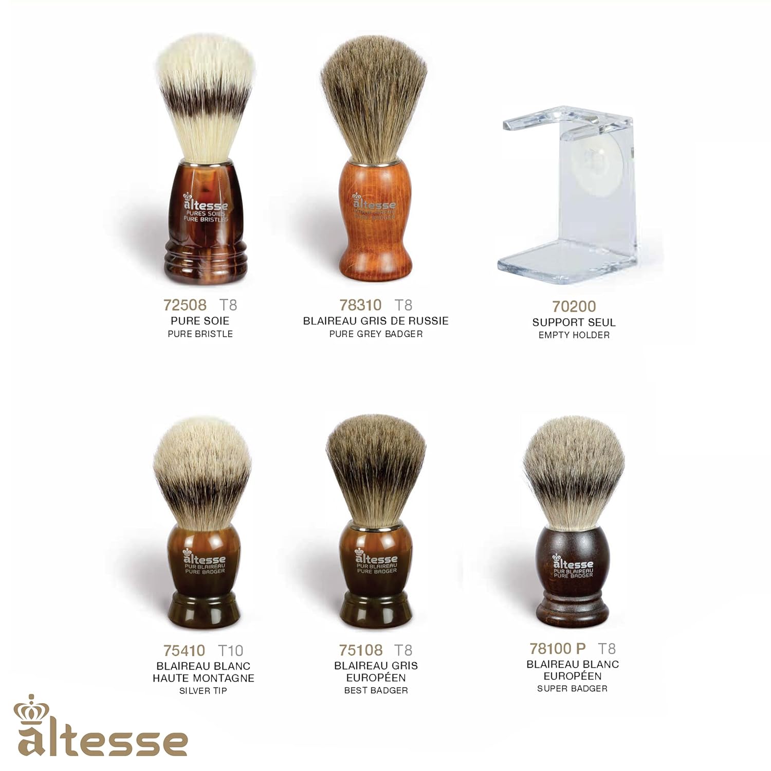 Russian Grey Badger Shaving Brush K9277