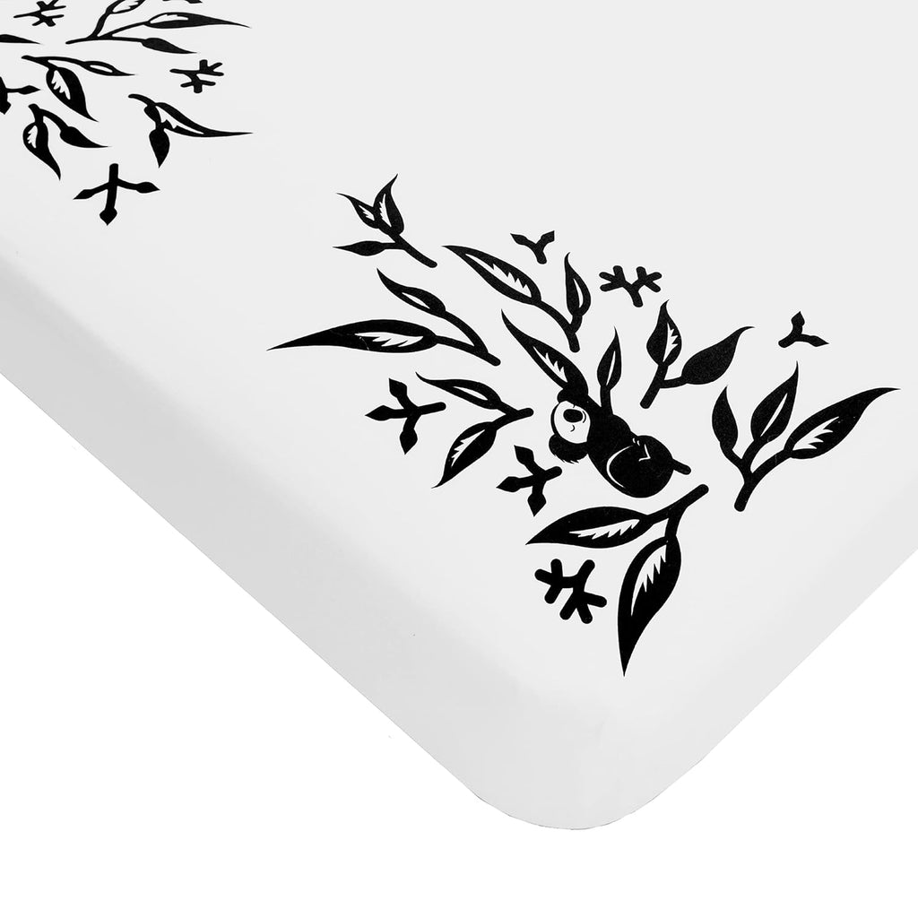 100% Cotton Fitted Sheets, Pebble Grey and White, Two-Pack R58799