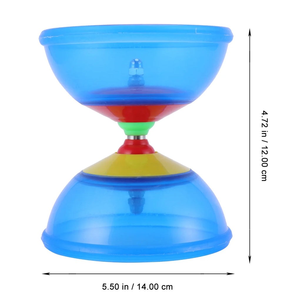 Plastic Bowl Diabolo Juggling Chinese Yo Yo Classic Toy with Hand Stick G37563