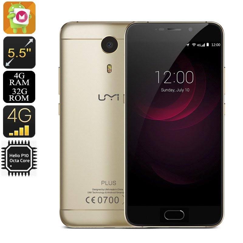 Gold 4GB Ram 5.5 inch IPS FHD Display Dual SIM 13MP Camera Smartphone O233
