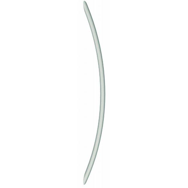Offset Segment Shape Door Pull with Back to Back Mounting, Bright Brass J608255