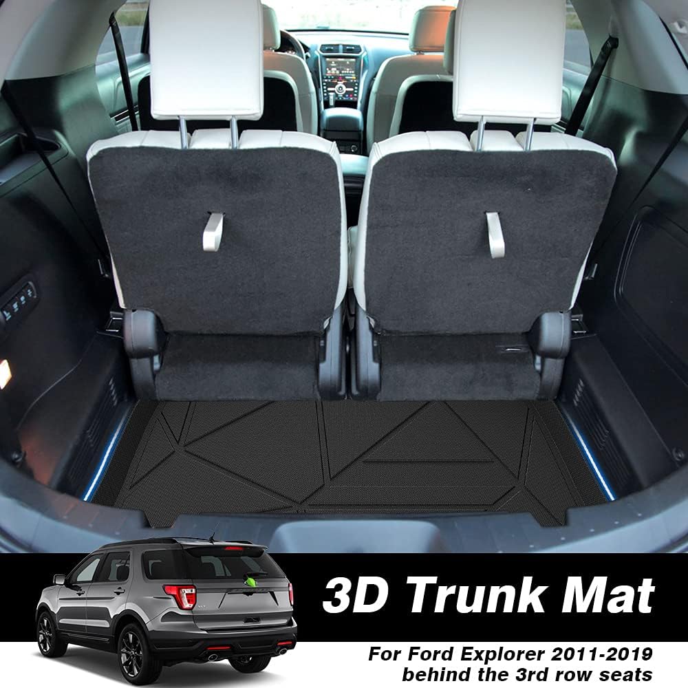 Black Non-Slip Car Cargo Mat O938378