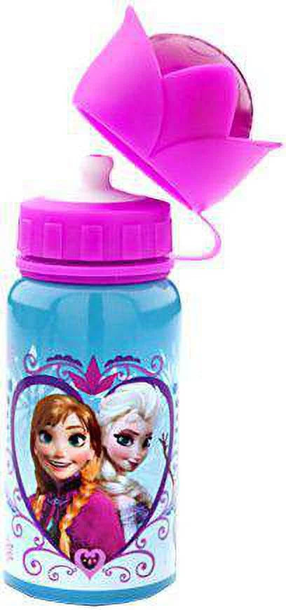 Pink Flower Top Aluminum Water Bottle J785