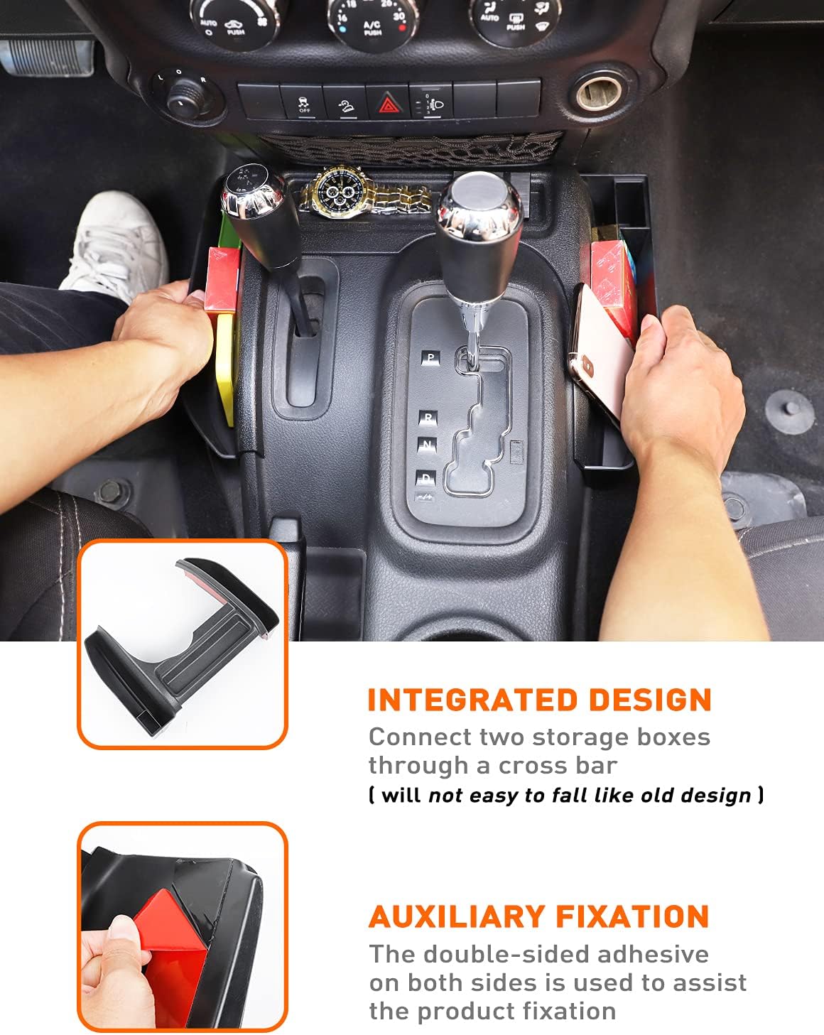 Black Pack of 2 Shifter Storage Box L918842