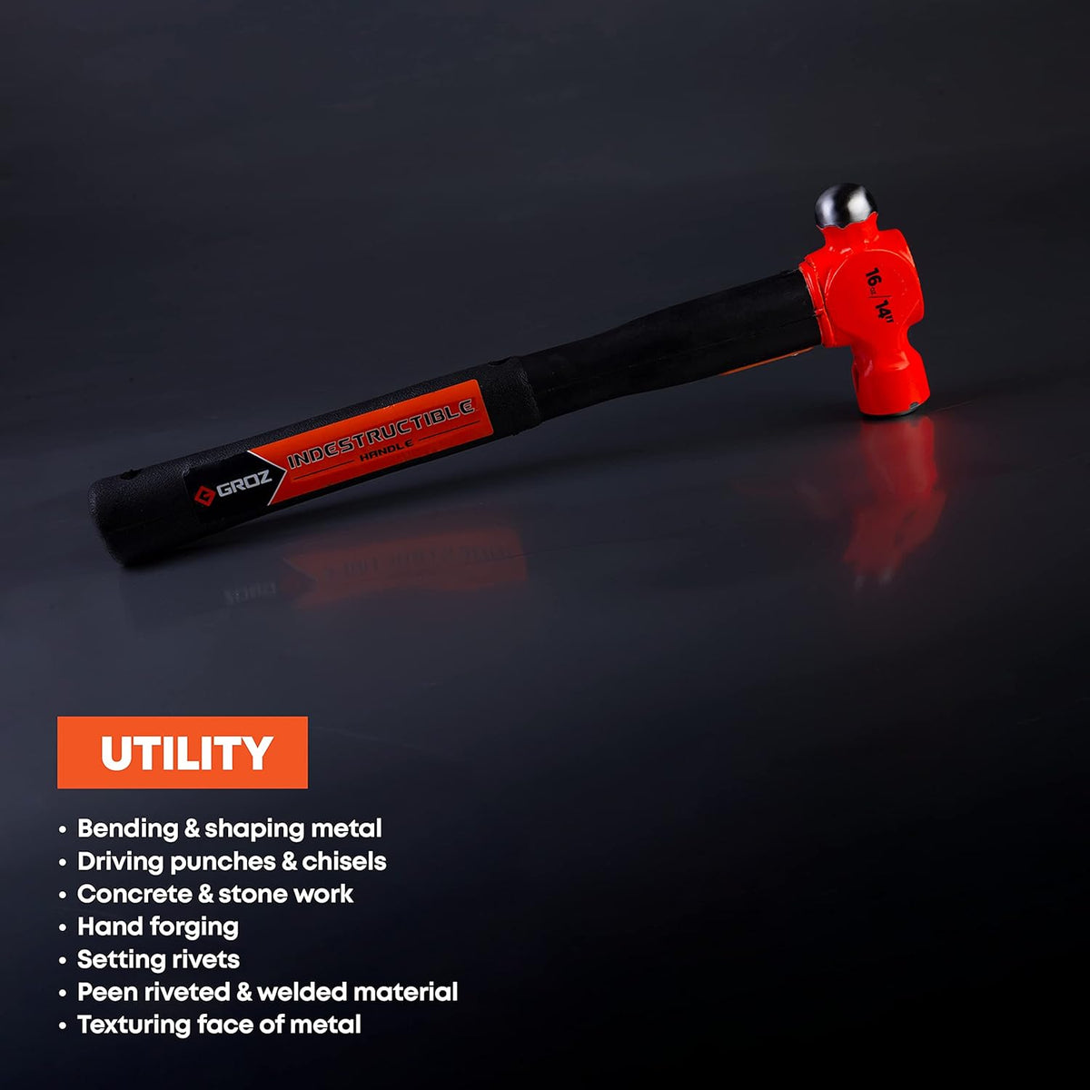Ball Pein Hammer with Steel Head, Pack of 2 P66764