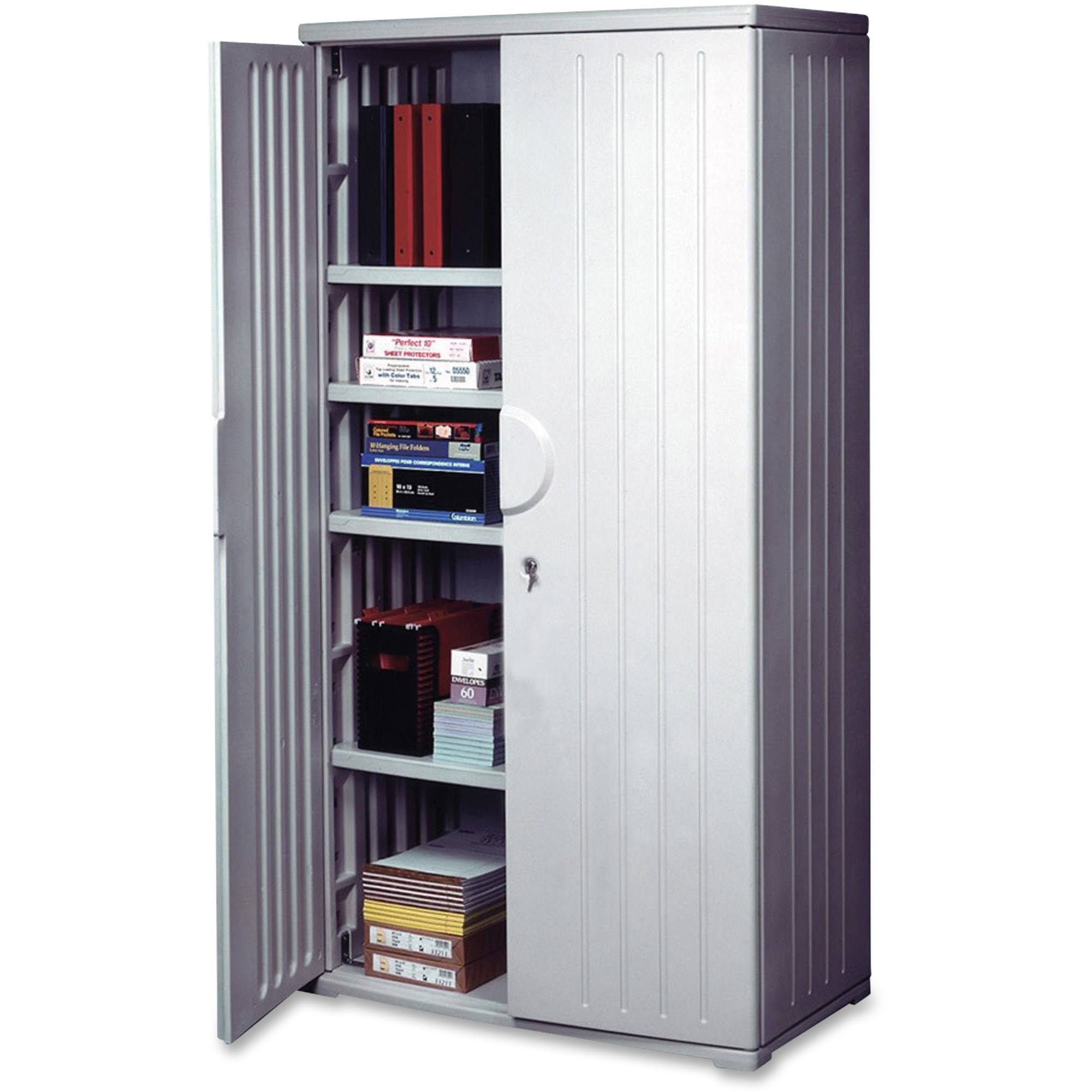 72 inch Storage Cabinet, Platinum D1911