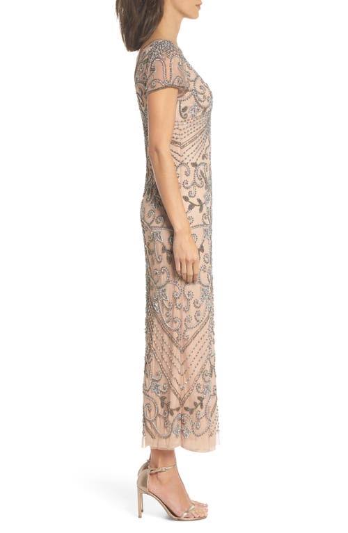 Rose 12 V-Neck Beaded Gown G6175