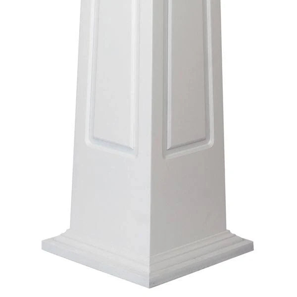 24x22W x 4&H Craftsman Square Tapered Raised Panel Column with Standard Capital & Base Q9167