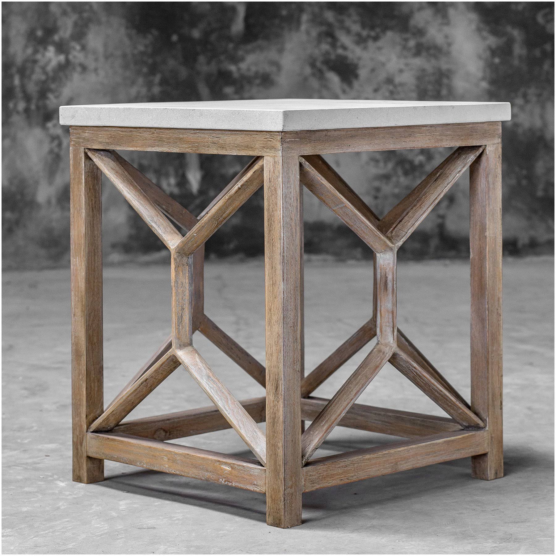 Stone End Table V8311