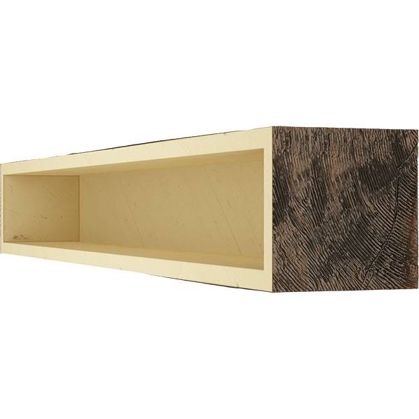Pecky Cypress Faux Wood Fireplace Mantel Z17533