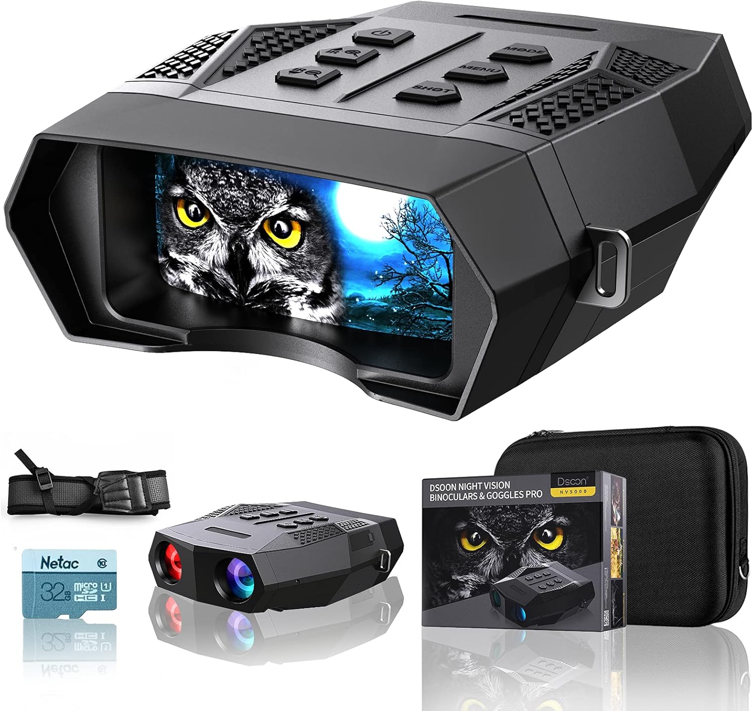 Digital Infrared Binoculars with 2.5 LCD Screen L131518