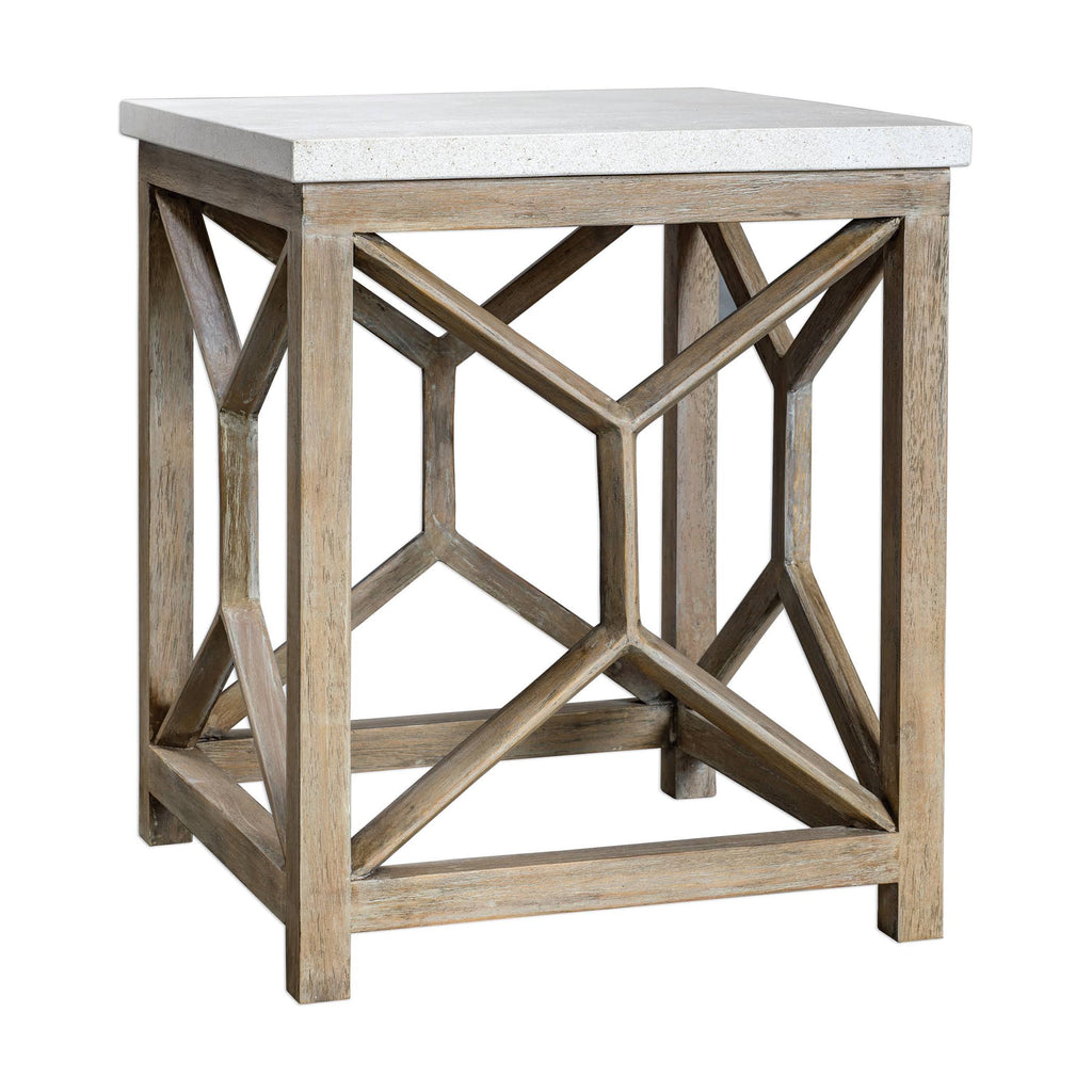 Stone End Table V8311