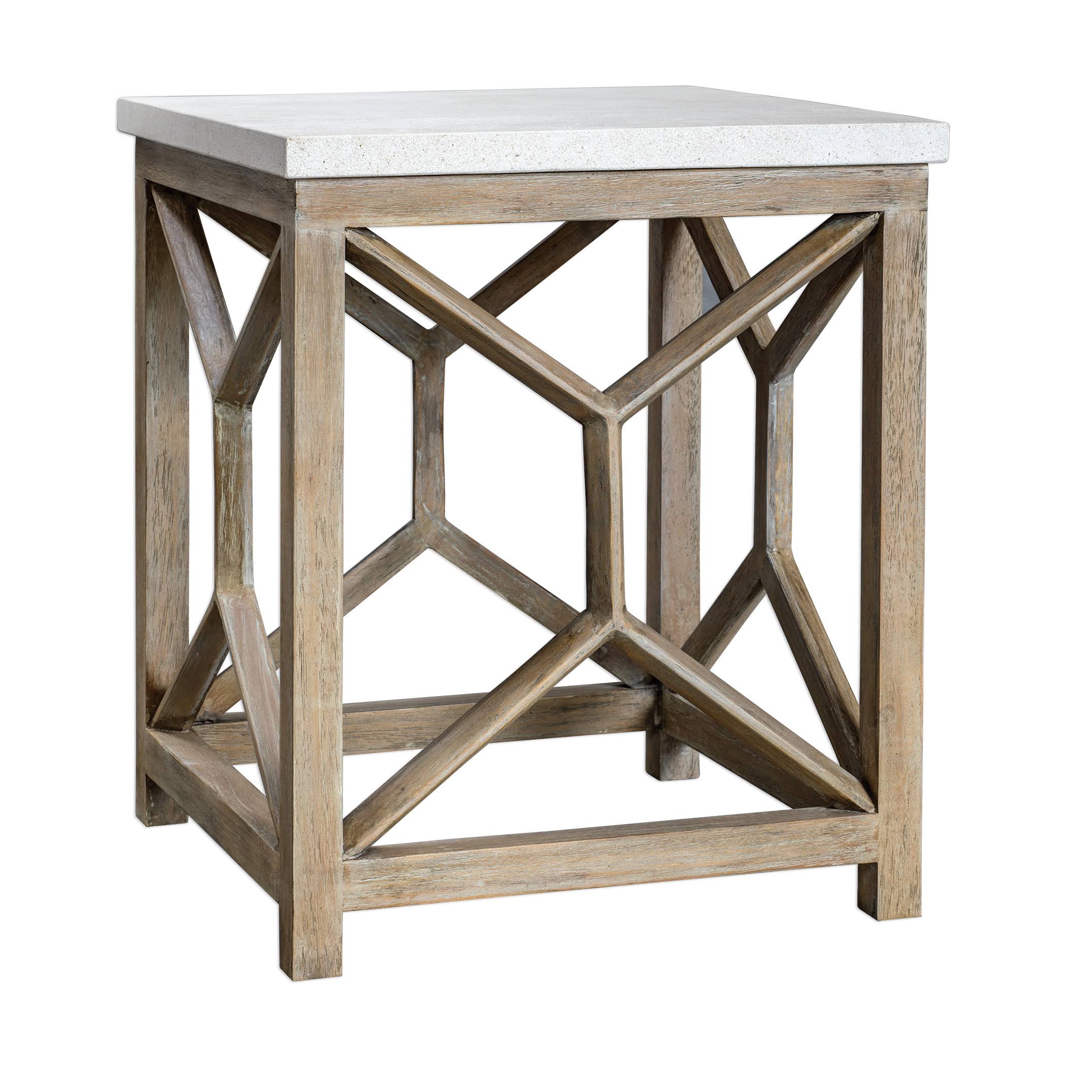 Stone End Table V8311