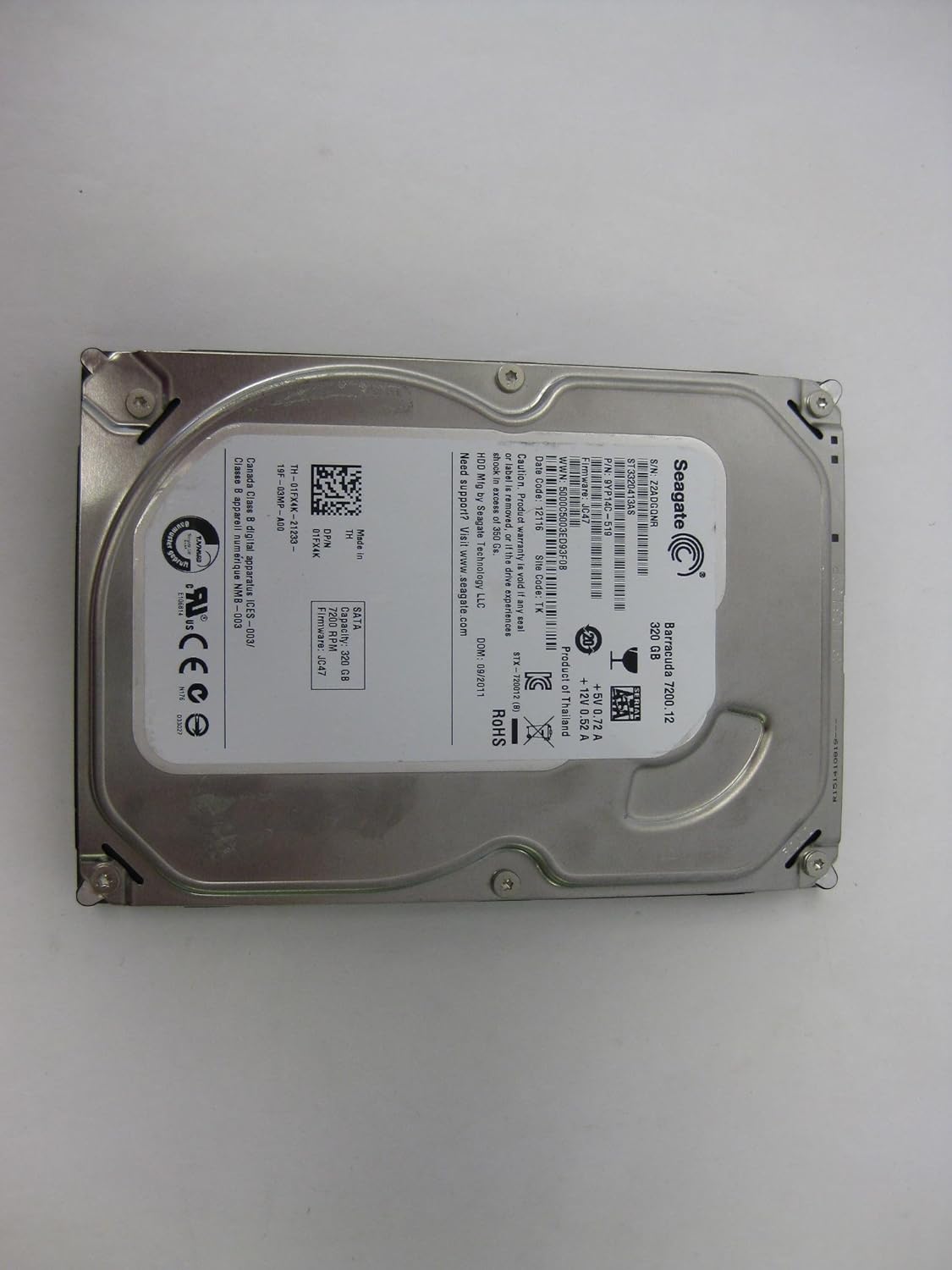 1 TB 7200RPM SATA 32 MB Cache 3.5-Inch Bare Drive V37594