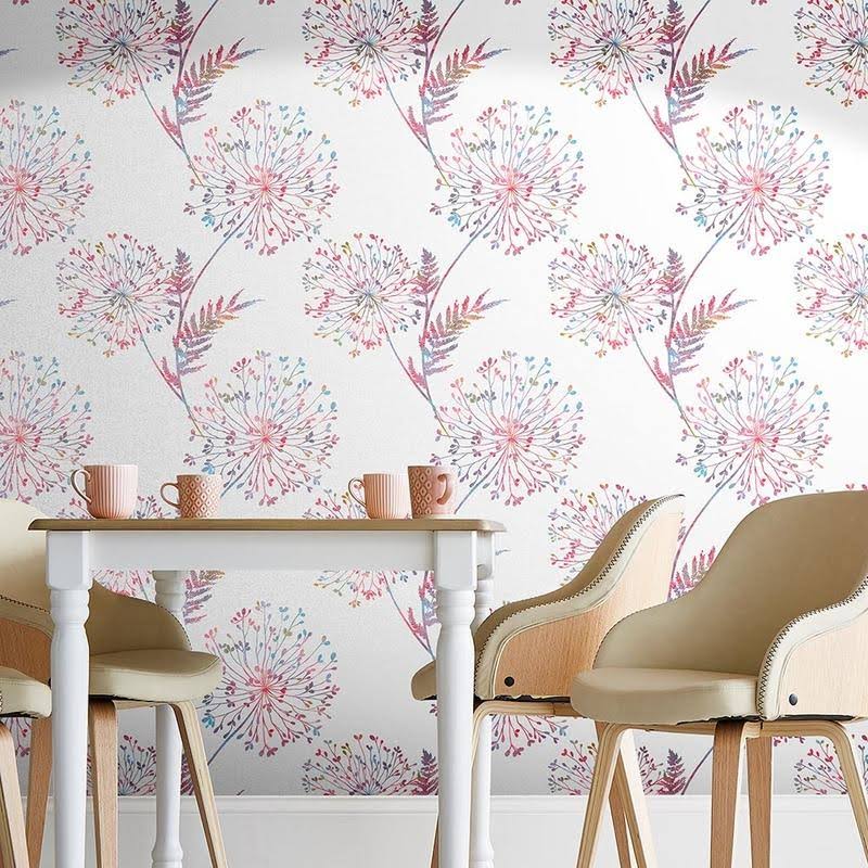 Lilac and Gray Wallpaper P736