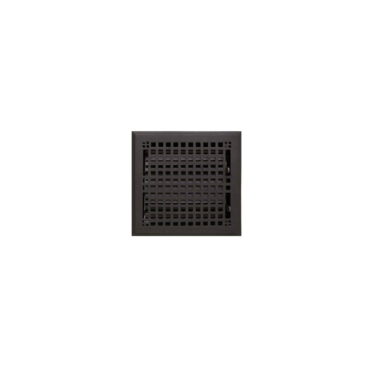 Black Cast Iron Floor Register C3197