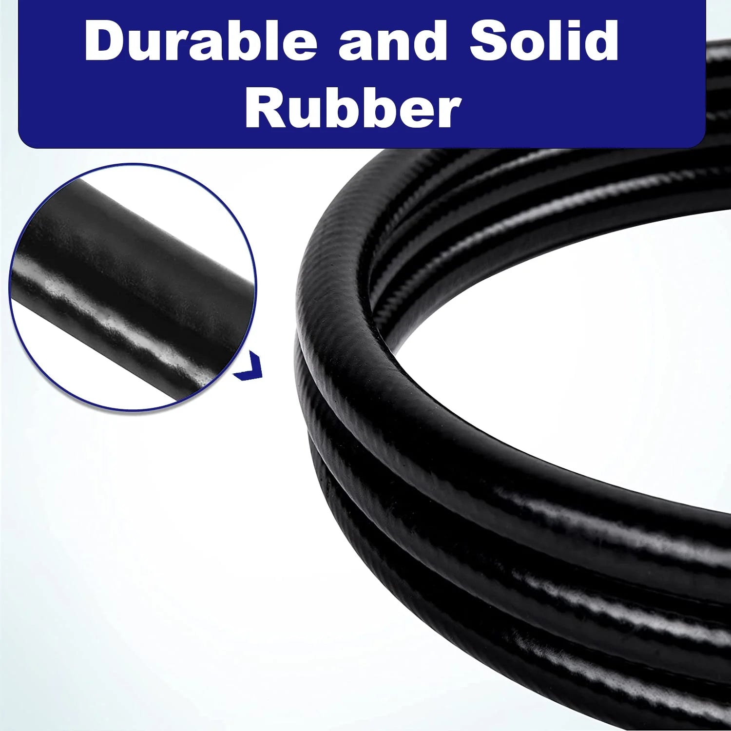 72 Inch 3/8 Inch ID Rubber RV Slide Out Hose Assembly O961