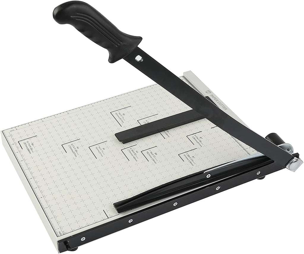 Guillotine Paper Trimmer 15” Cutting Length with Safety Blade Lock F134