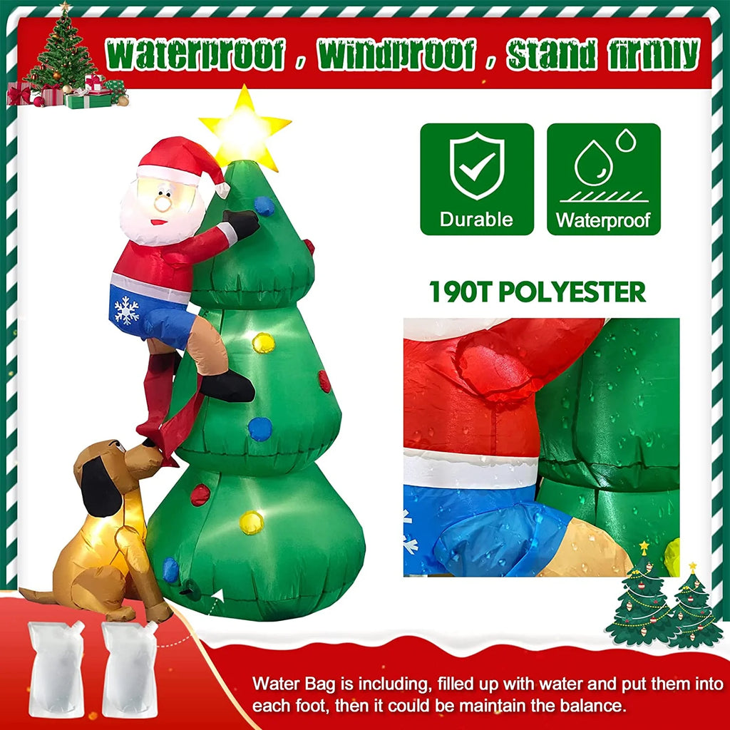 Inflatable Christmas Tree Decoration with LED Lights I2766