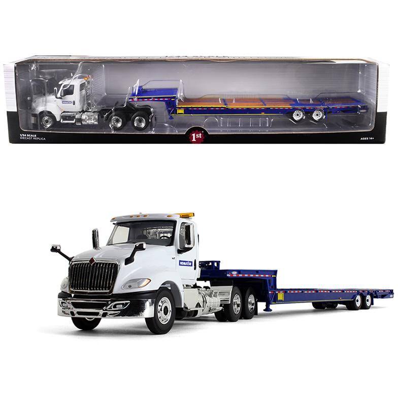 White and Blue Diecast Model P68177