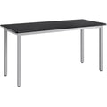24x22 x 42x22 Fixed Height Grey Steel Lab Table with High Pressure Laminate Top S279922