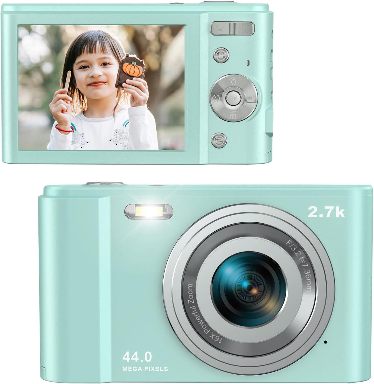 Green 36.0 MP Compact Digital Camera, Pack of 2 H2333