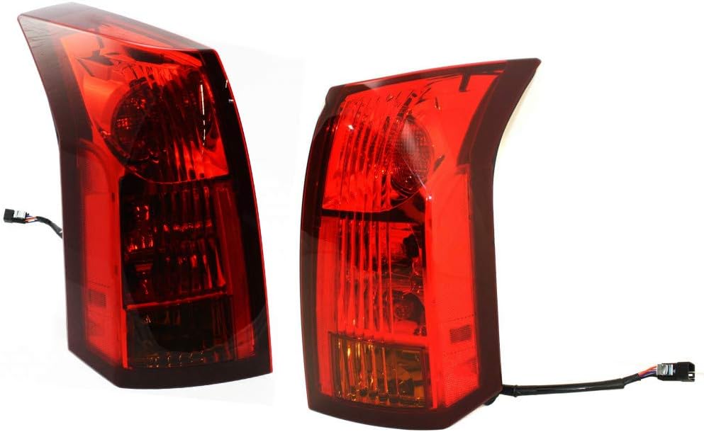 2004-2007 Cadillac CTS Tail Light Assembly Pair with Bulbs Y157958