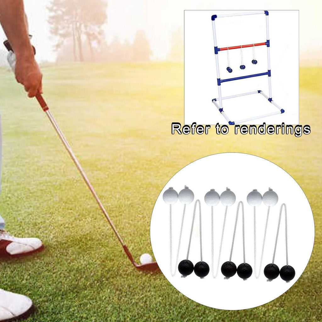 Ladder Toss Game with Golf Balls, Black and White K74626