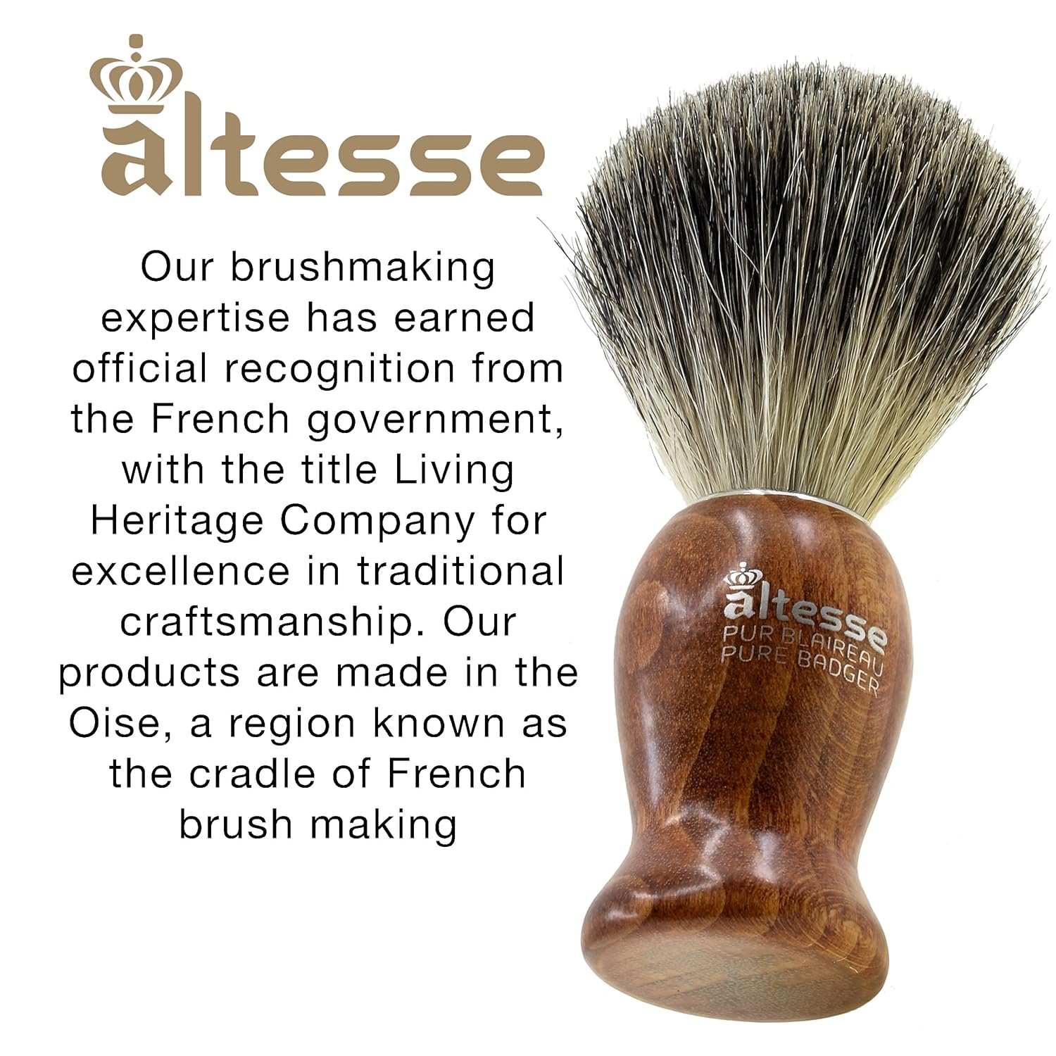 Russian Grey Badger Shaving Brush K9277