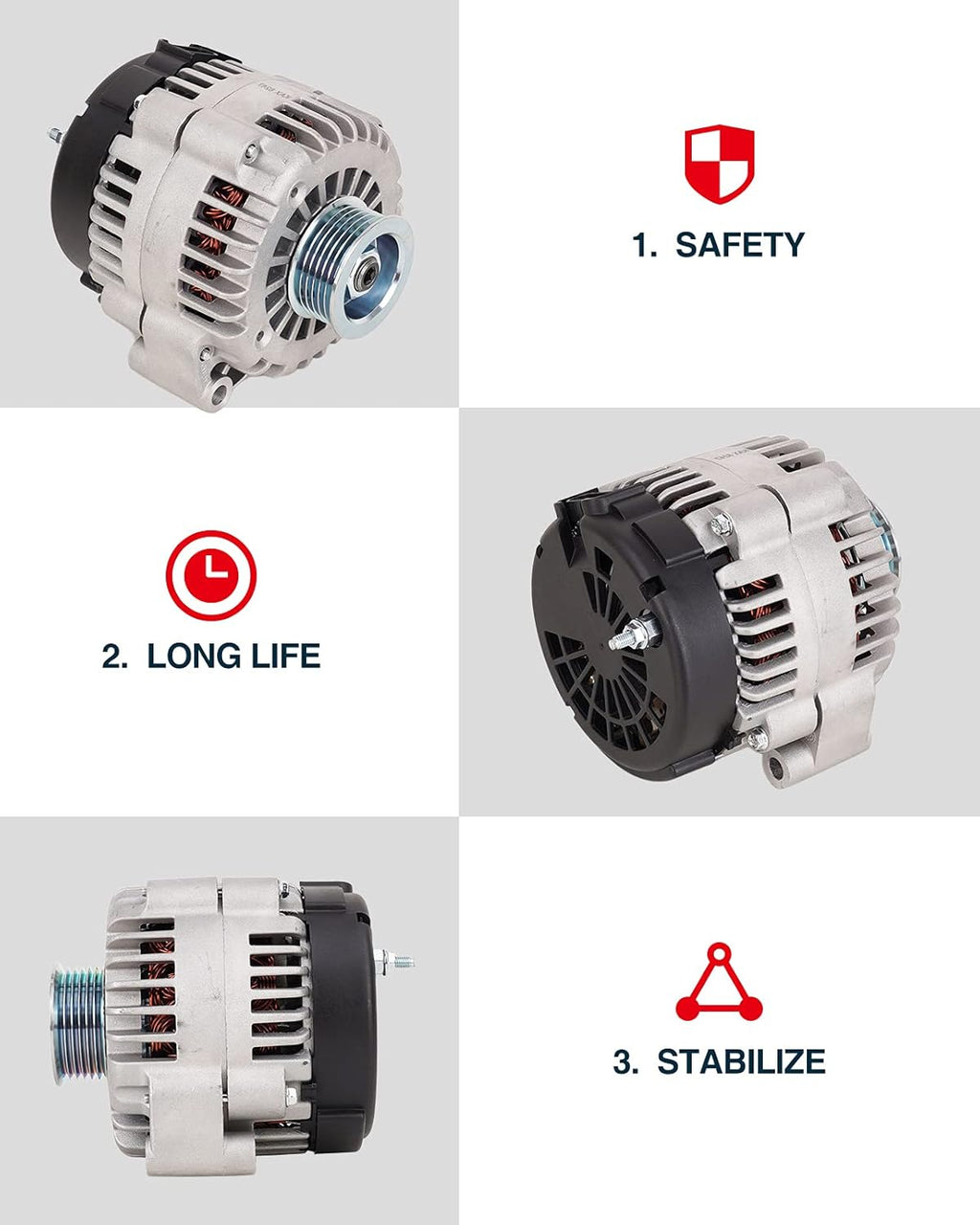 New Alternator Replacement Pack of 2 N749