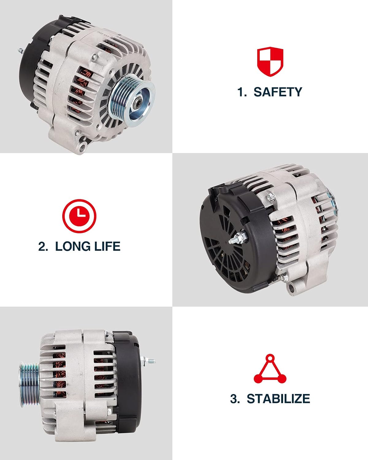 New Alternator Replacement Pack of 2 N749