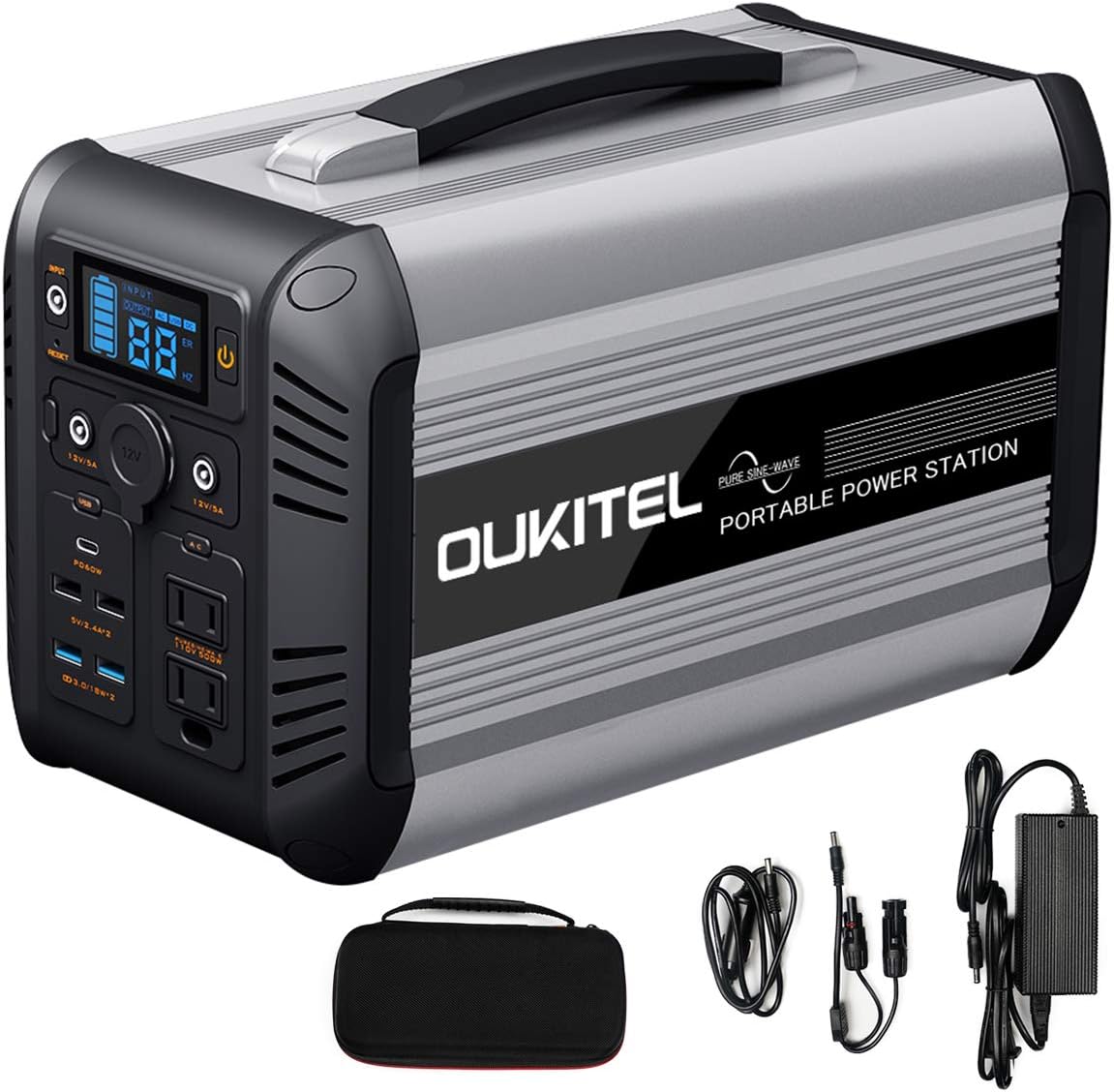 614Wh Portable Power Station with LiFePO4 Battery G8250