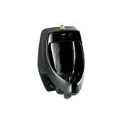 Black Elongated Urinal with Top Spud M38344