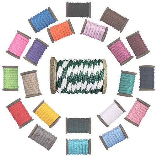 Hunter Green & White Braided Utility Rope, 1/2 inch x 250 Feet J4585
