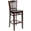Walnut Finish Wood Bar Stool R877661