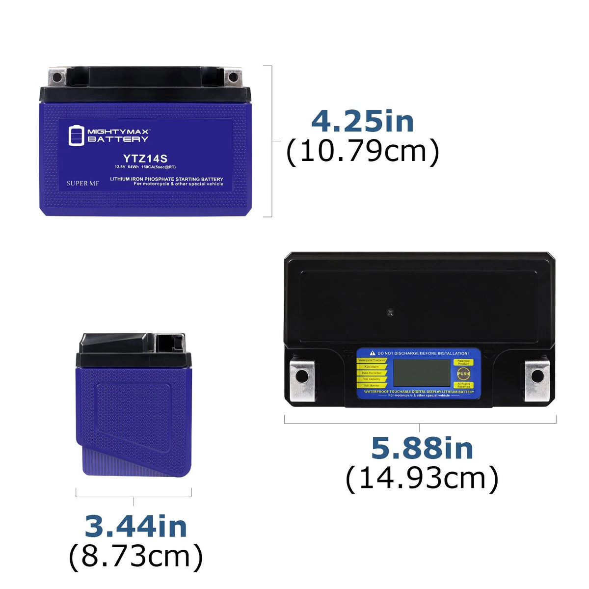 YTZ14S Lithium Replacement Battery S839826