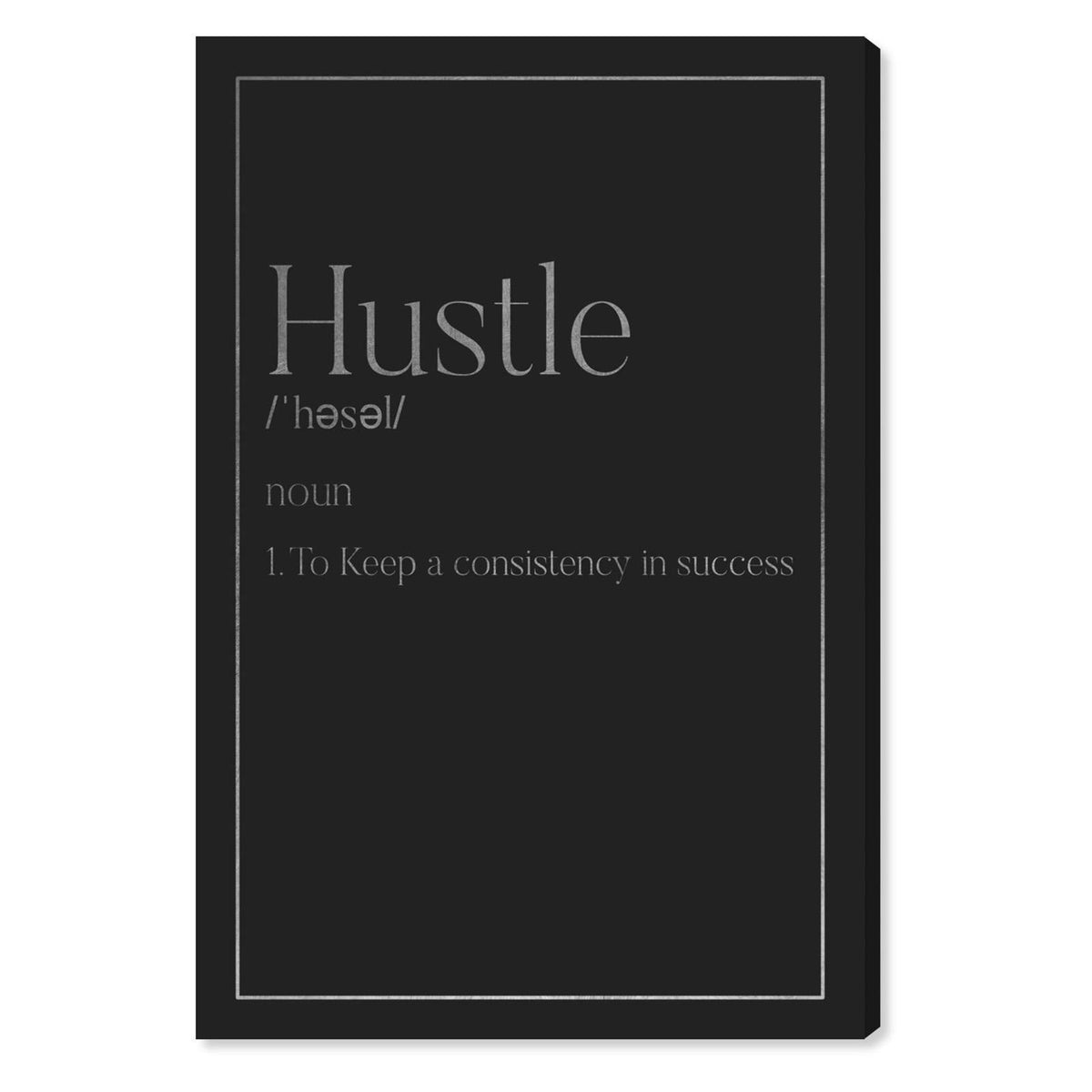 Silver Canvas Art, 40W x 60H, Black C39765