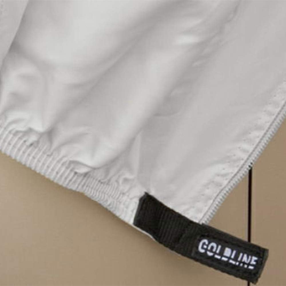 Tan Gray Waterproof Truck Camper Cover E2196