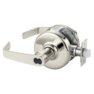 Cylindrical Lock Bright Nickel Plated Clear Coated Q4043