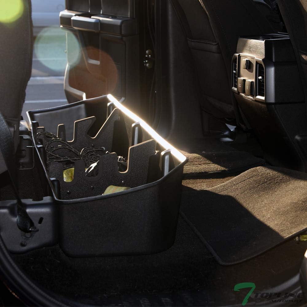 Black Gearbox Underseat Storage Cargo Organizer Box G171