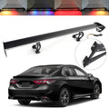Adjustable Aluminum Rear Trunk Wing Spoiler with LED Light R8253