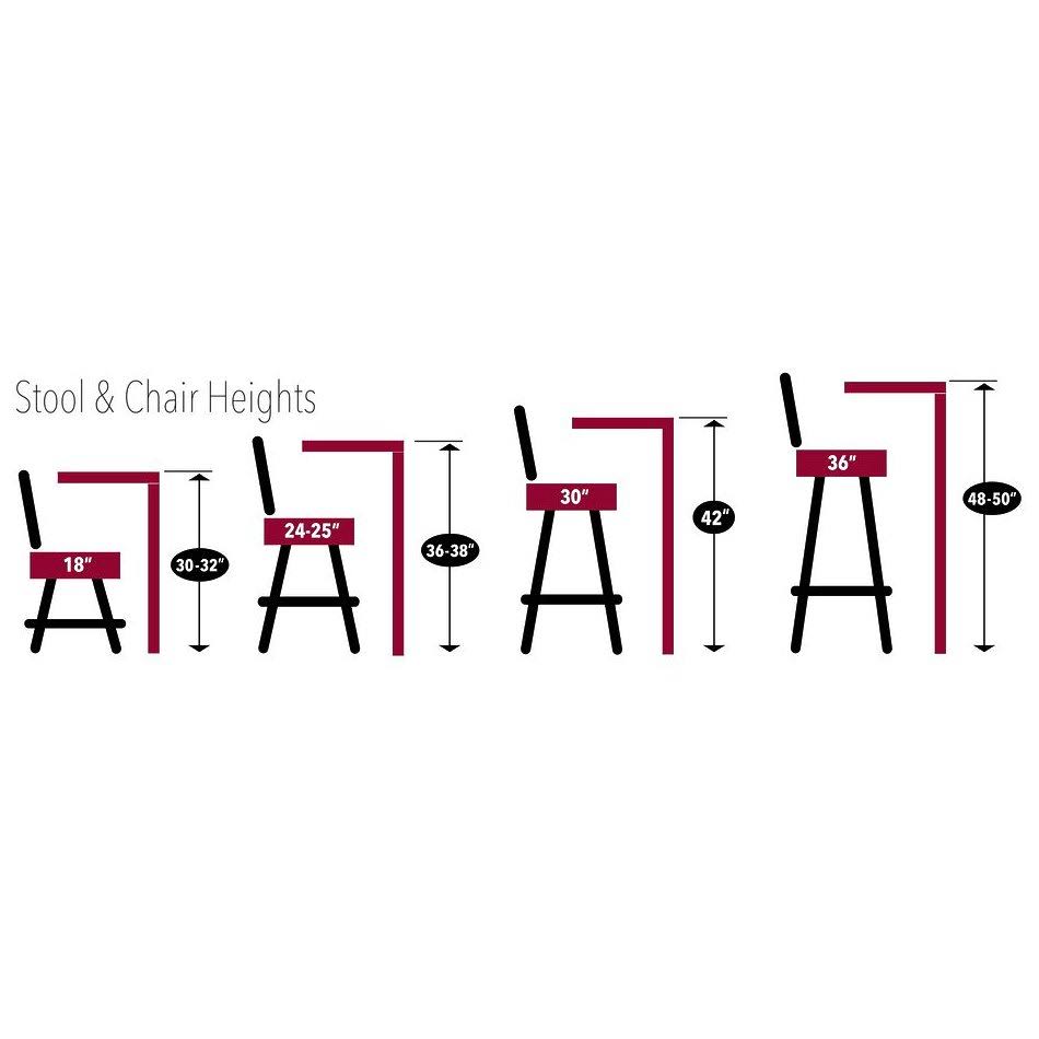 42 inch Chrome Pub Table V60805