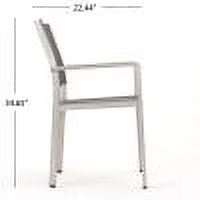Outdoor Aluminum 9 Seater Wicker 5 Piece Dining Set L42280