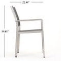 Outdoor Aluminum 9 Seater Wicker 5 Piece Dining Set L42280