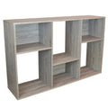 4 Tier Asymmetric Bookcase Console Driftwood K5661