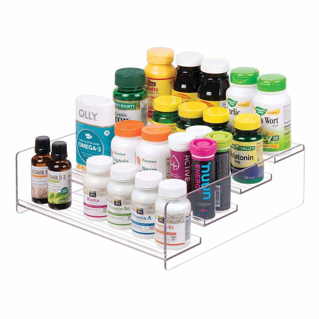 Plastic Spice Rack Caddy Kitchen Food Storage Rack D591687