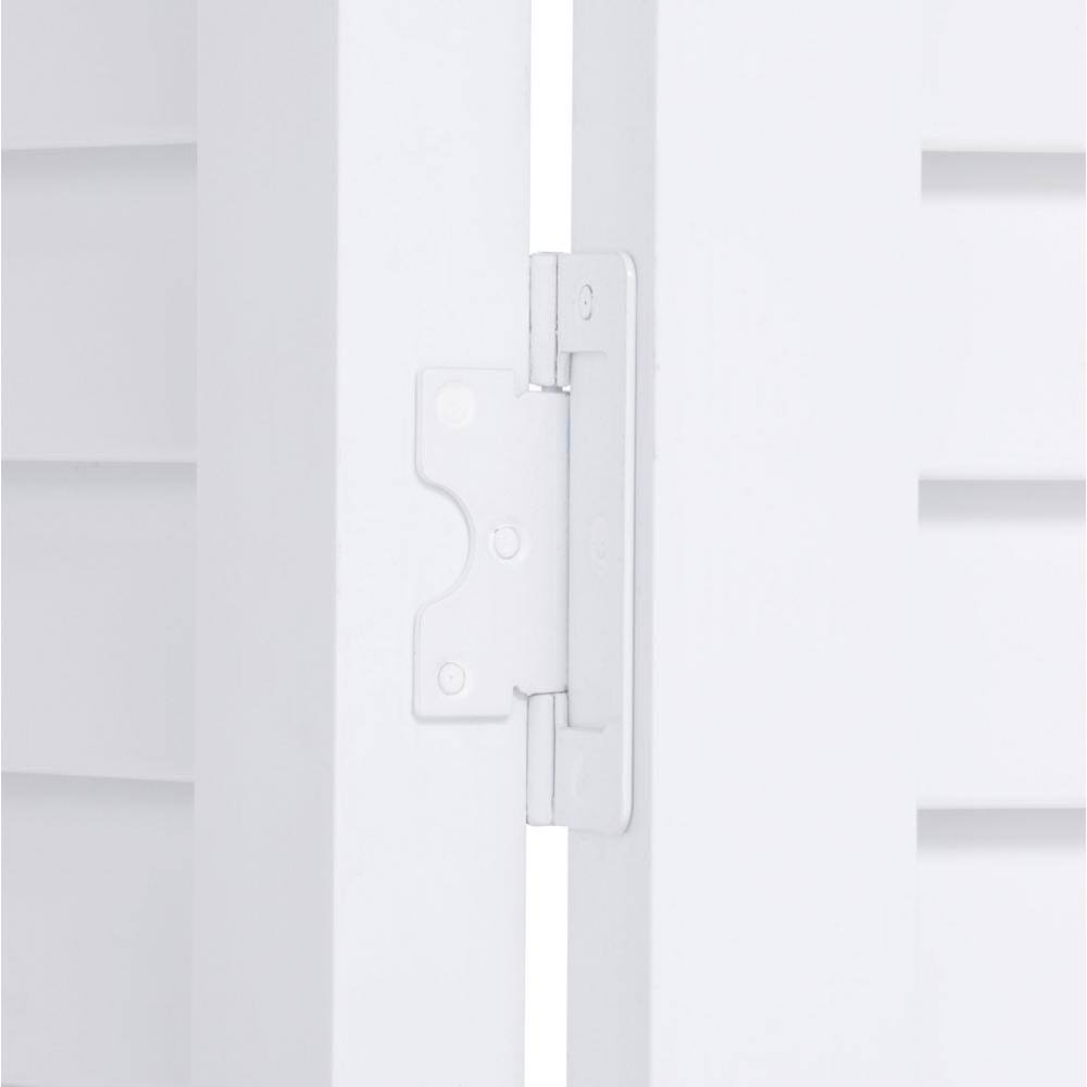 White PVC Louvered Bifold Door, 32 inch x 80 inch Y585165