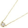 Tiffany Diamond Necklace K18 Yellow Gold S429456