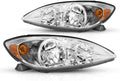 Replacement Headlight Assembly for 2002-2004 Camry Amber Reflector Clear Lens Driver & Passenger Side Z678